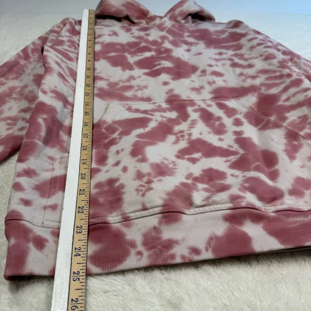 Lululemon All Yours Hoodie‎ Marmoleado Tie Dye Women’s 4 Fleece Rose Pink Yoga - Picture 7 of 9